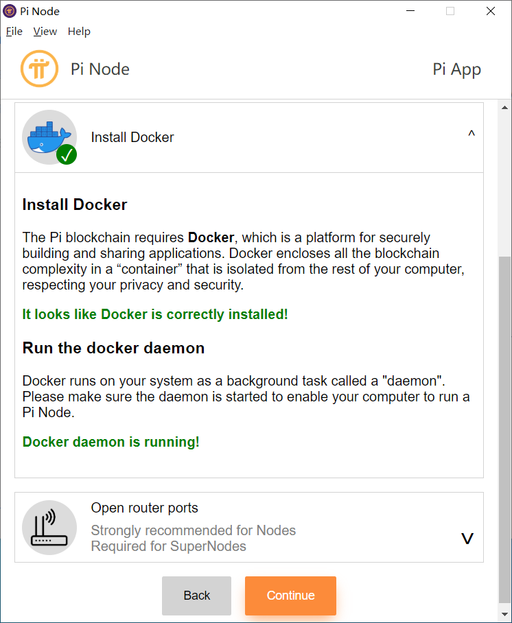 Pi Node Install Docker