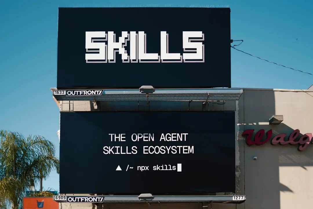 Billboard advertising "skills the open agent skills ecosystem"